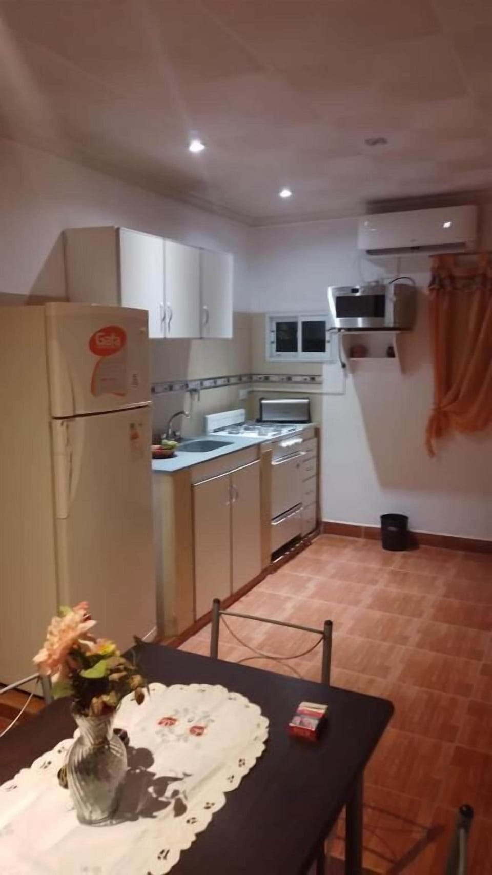 Apartment, Patio, Park View | Private kitchen | Fridge, microwave, oven, toaster