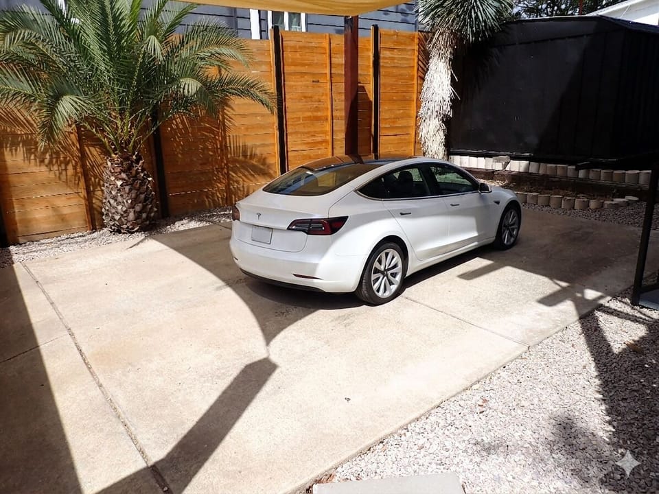 Dedicated carport parking available for convenient and covered vehicle access