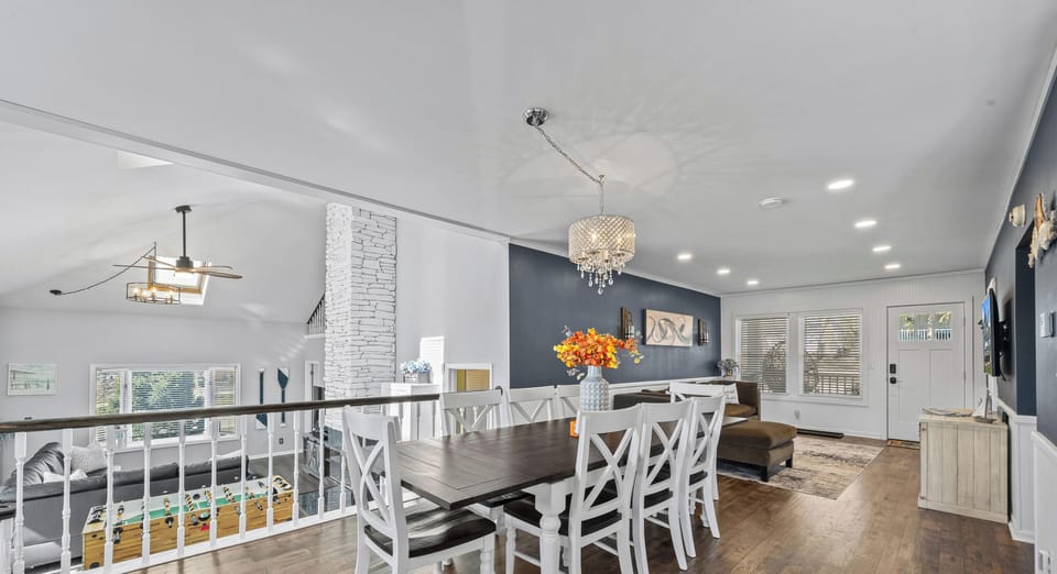 Dining Room with View of Family Room