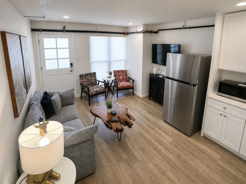 Kitchen and Living Room