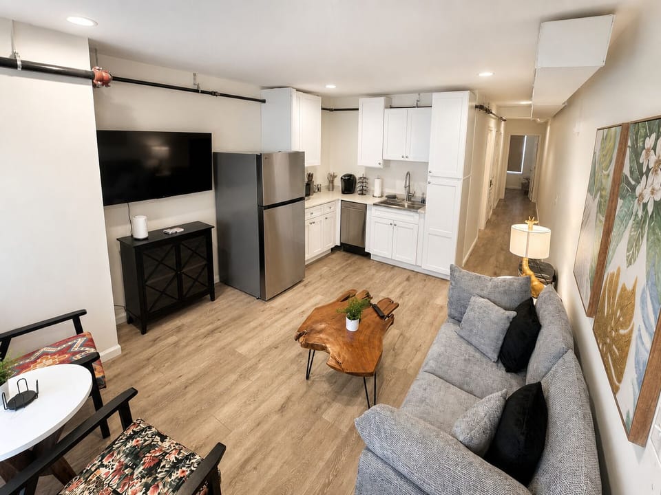 Kitchen and Living Room