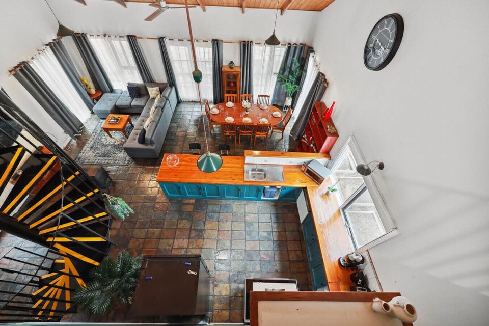 Enjoy the seamless and open-plan flow of living and kitchen spaces, perfect for entertaining across the dining table and adjoining lounge area.