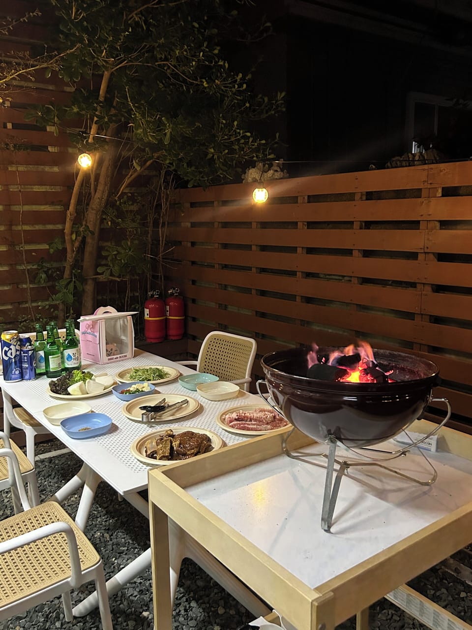 Outdoor dining