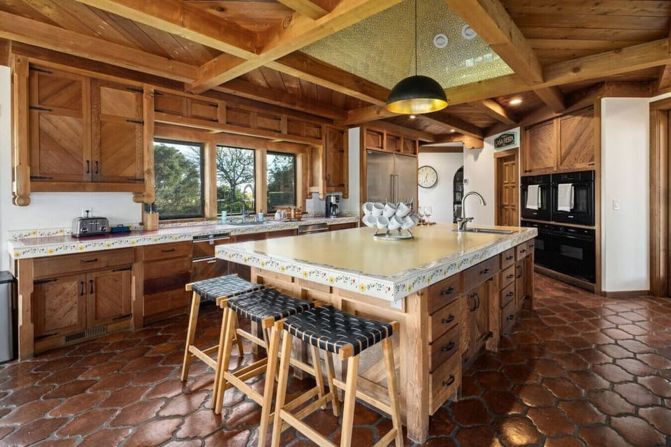 Bar seating off the kitchen — Main House