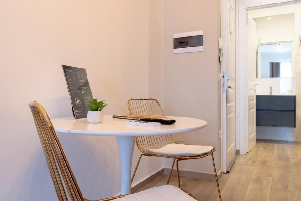 Desk, blackout drapes, iron/ironing board (on request), WiFi (free)