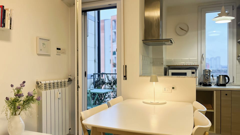 Apartment, Balcony, City View | Private kitchen