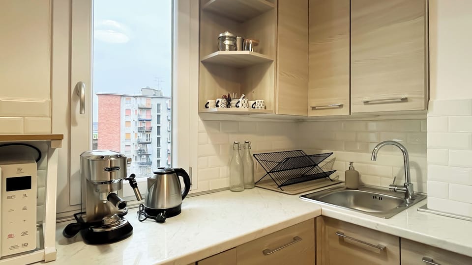 Apartment, Balcony, City View | Private kitchen
