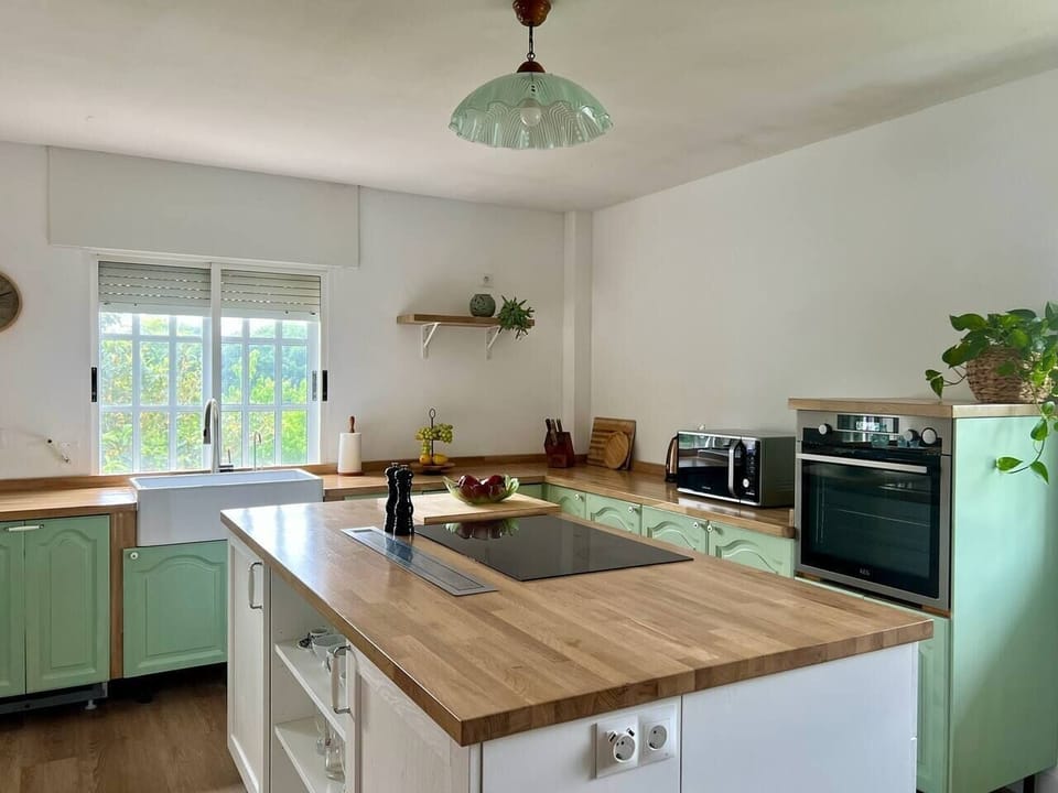 Family House, Patio, Mountain View | Private kitchen