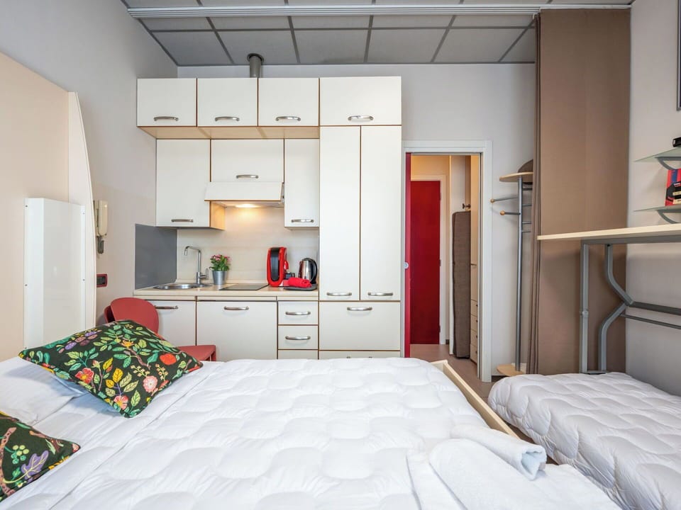 Furniture, Interior Design, Bedroom, Floor, Bed, Flooring, Room, Ceiling, Bed Sheet, Textile