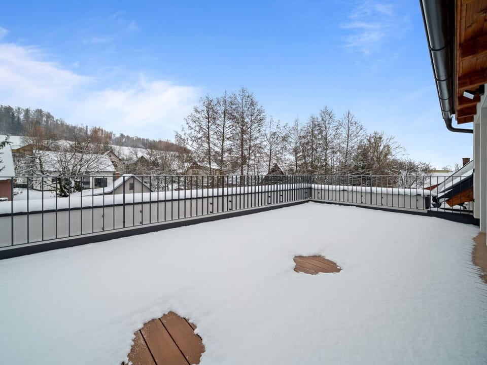 Snow, Winter, Freezing, Fence, Handrail, Baluster, Home Fencing, Balcony, Daylighting