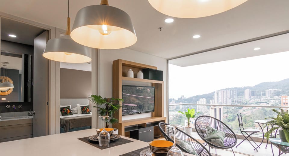 Apartment, 1 Queen Bed with Sofa bed, Balcony, City View | Interior