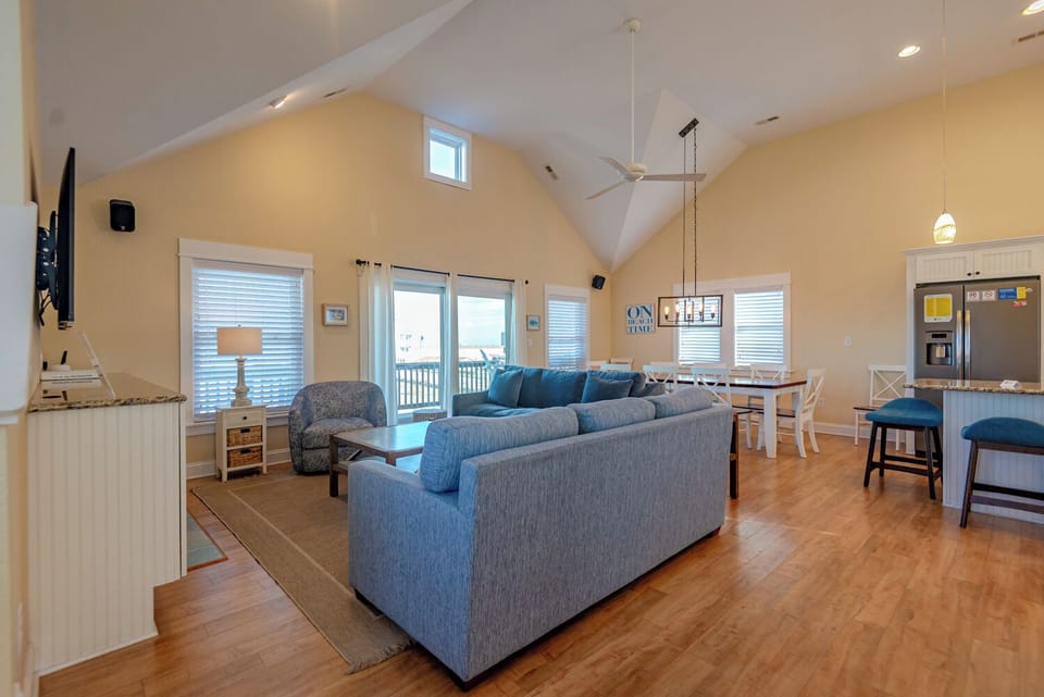 Top Level Living/Kitchen/Dining Area