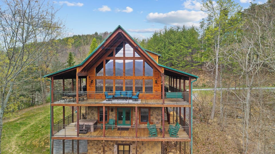 Two full levels of outdoor living—room to gather, relax, and take it all in.