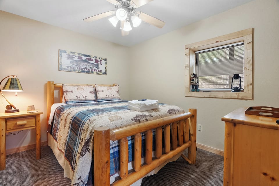 Drift off in comfort—quiet, cozy, and exactly what a mountain getaway should feel like.