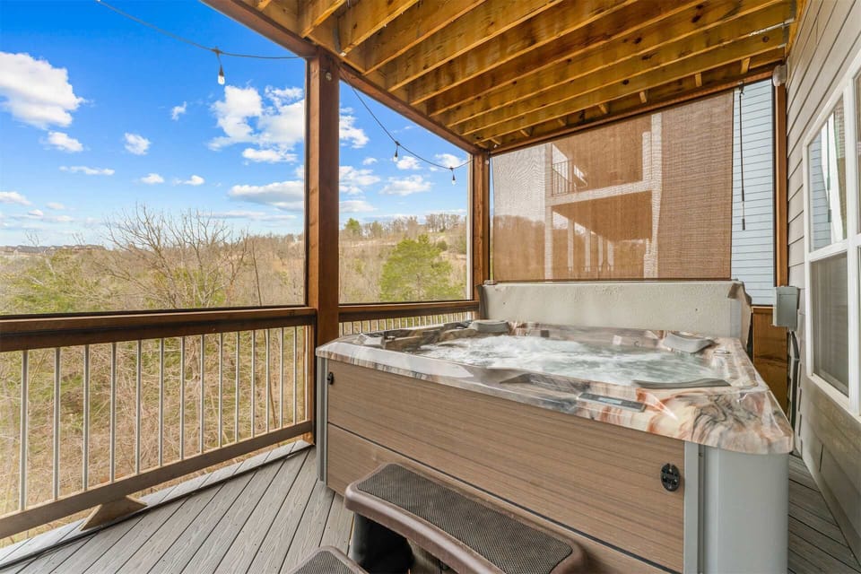 Bask in bubbling bliss with stunning views on the lower deck​