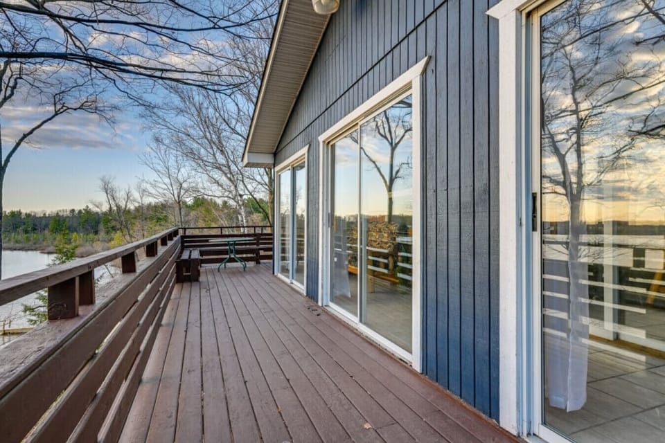 Deck | Sliding Glass Doors | Waterfront Views