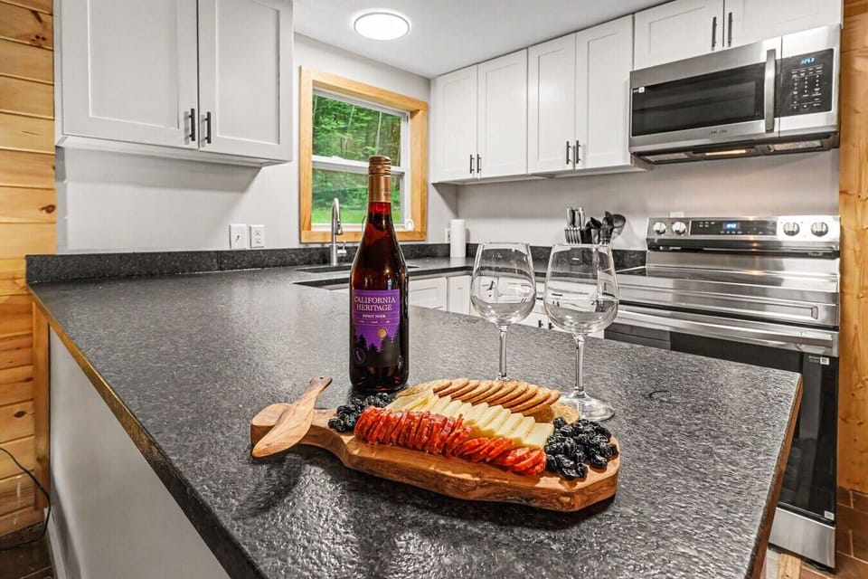Kitchen | Electric Range |  Bright Prep Space