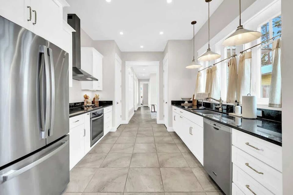 Fully stocked kitchen