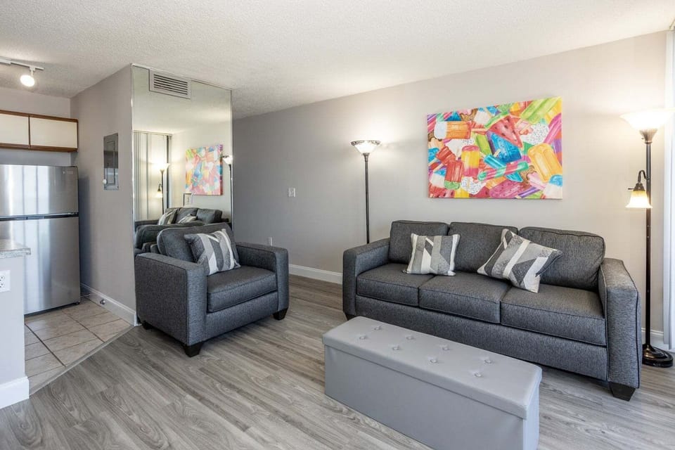 Living room and sofa bed