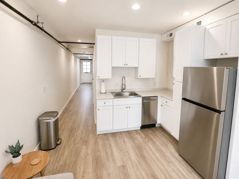 Kitchen and Living Room