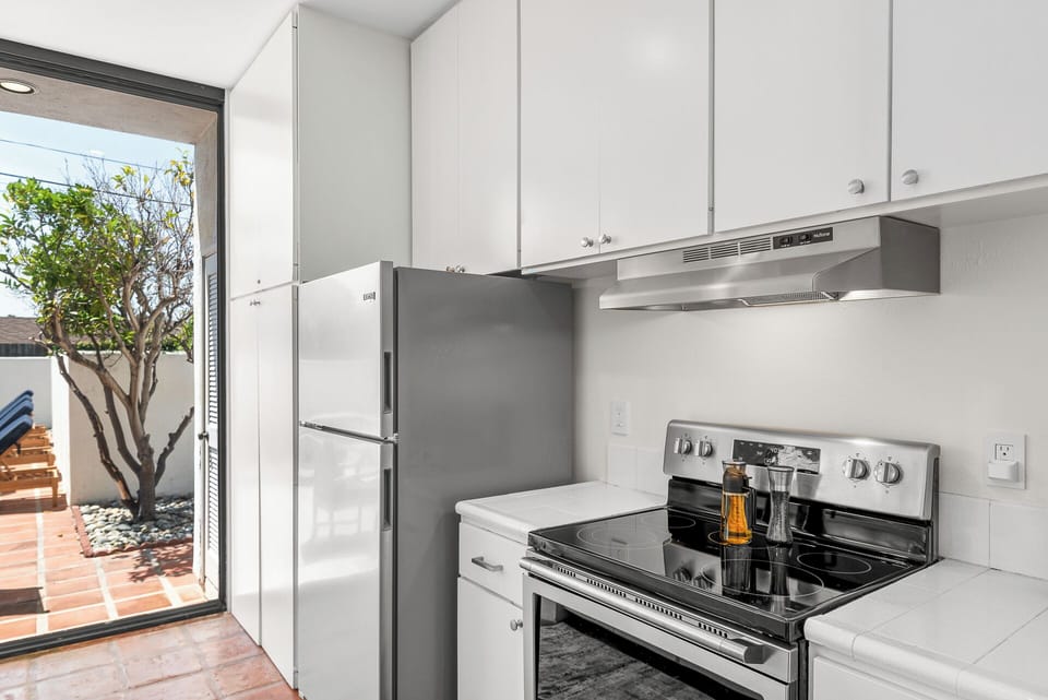 Fully equipped kitchen with everything you need.