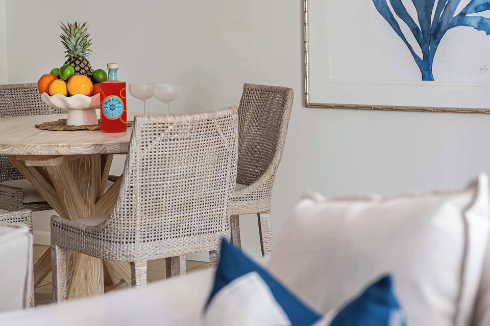 Thoughtfully styled for a calming environment