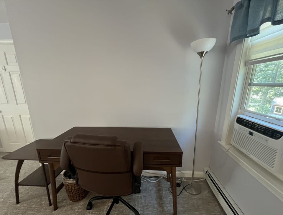 Desk and work space