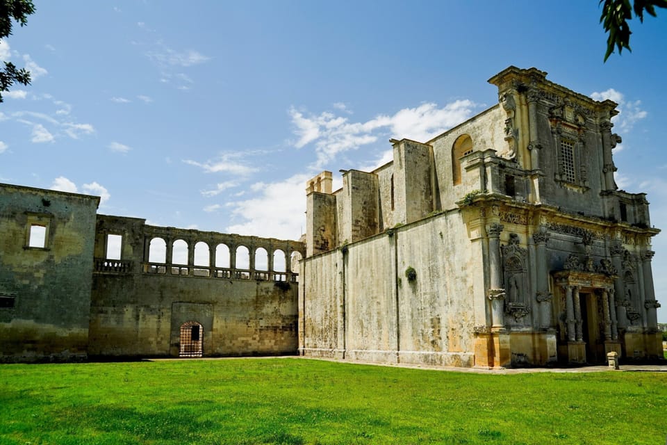Former Augustinian Convent and Madonna del Carmine Church in nearby Melpignano