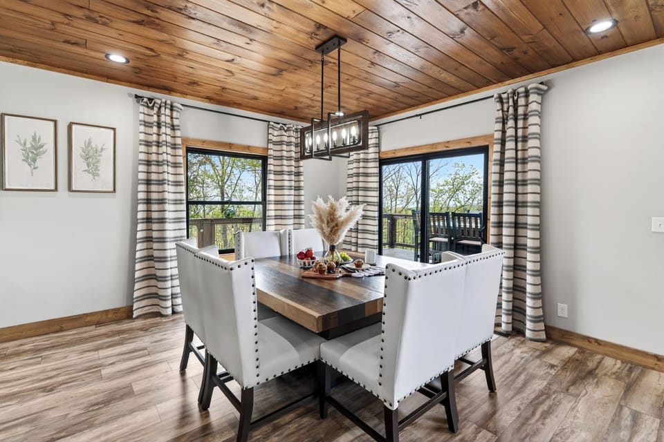 High-angle shot showcasing the impressive floor-to-ceiling windows.
