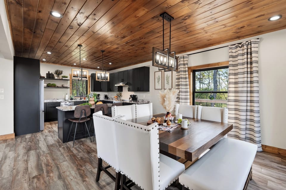 View of the high-end finishes and open-concept layout.
