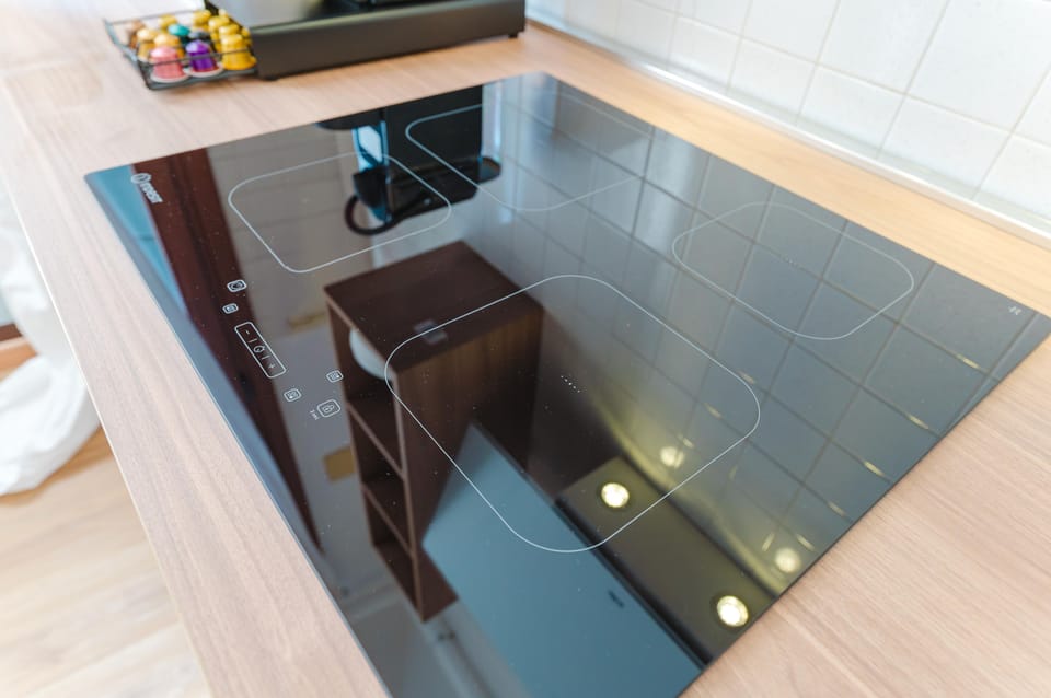 Apartment | Private kitchen | Espresso maker, fridge, microwave, oven