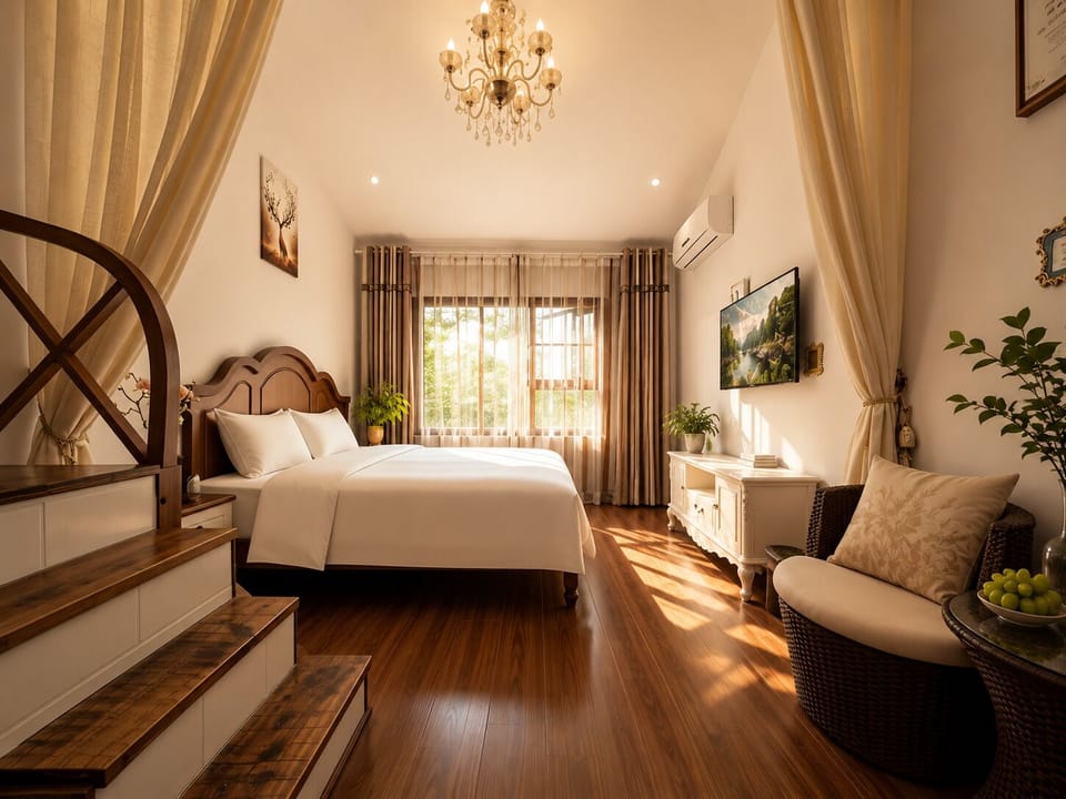 Design Quadruple Room, Hill View | Premium bedding, down comforters, memory foam beds, blackout drapes