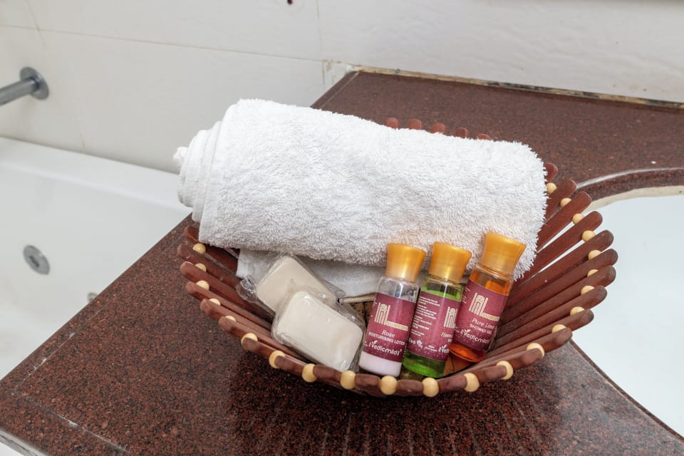 Presidential Double Room, City View | Bathroom | Shower, free toiletries, hair dryer, slippers
