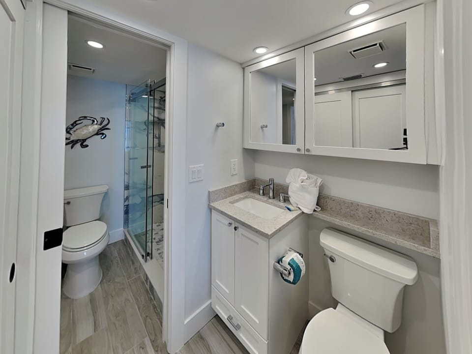 Primary Half Bathroom + Bathroom Access