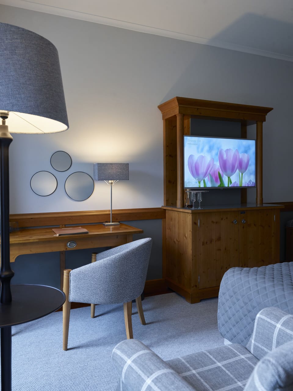 Superior Room | Living area | TV, books