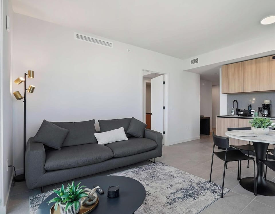 Comfortable layout for relaxing or entertaining.