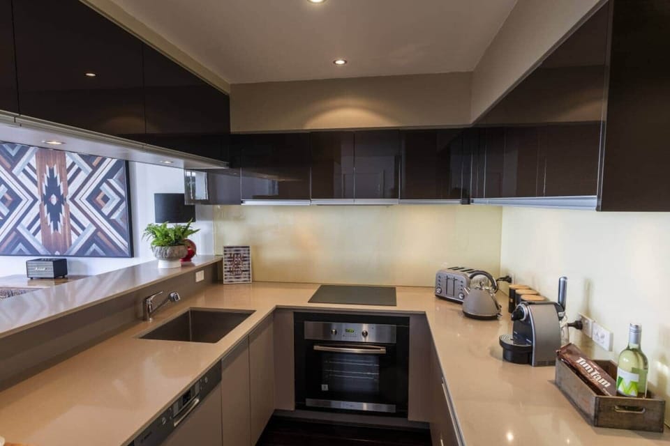 Fully equipped kitchen and well-stocked pantry for your convenience. Dish washer and large fridge.