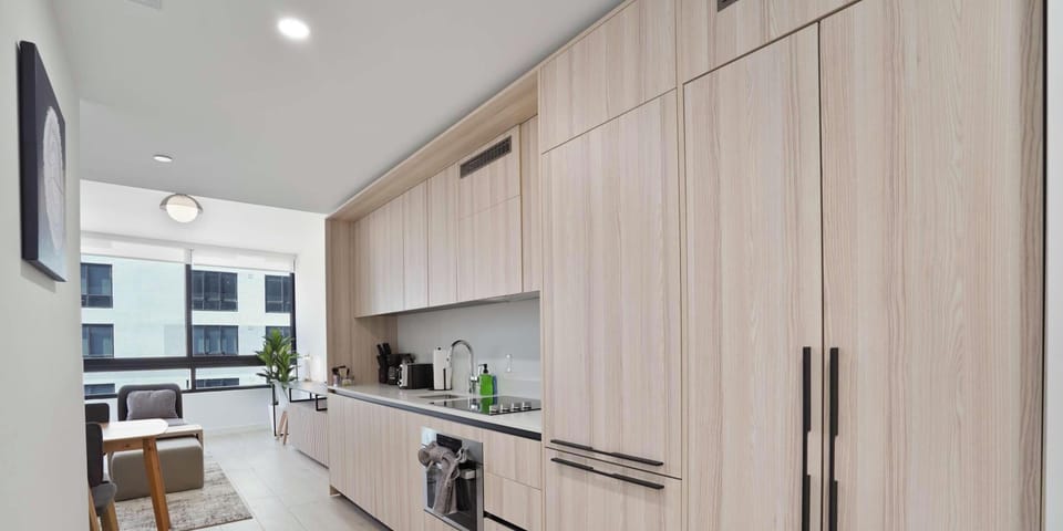 Well-appointed kitchen with generous cabinetry and everything you need to cook in