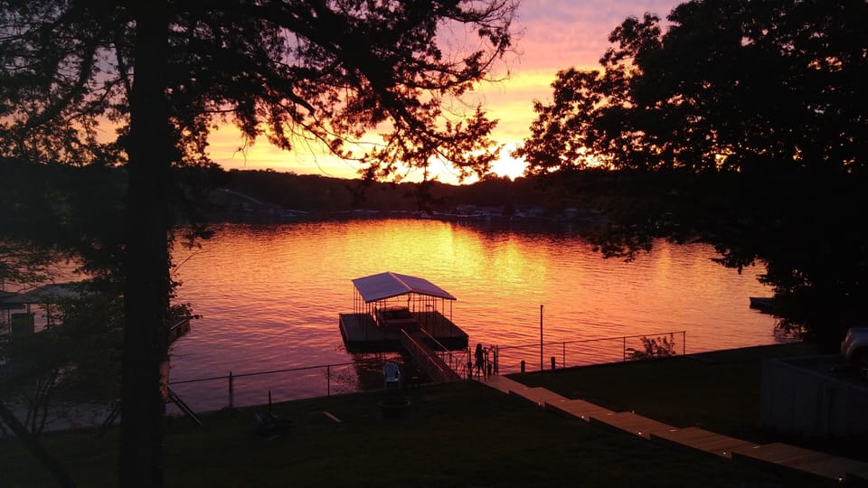 VIEW OF THE SUNSET!