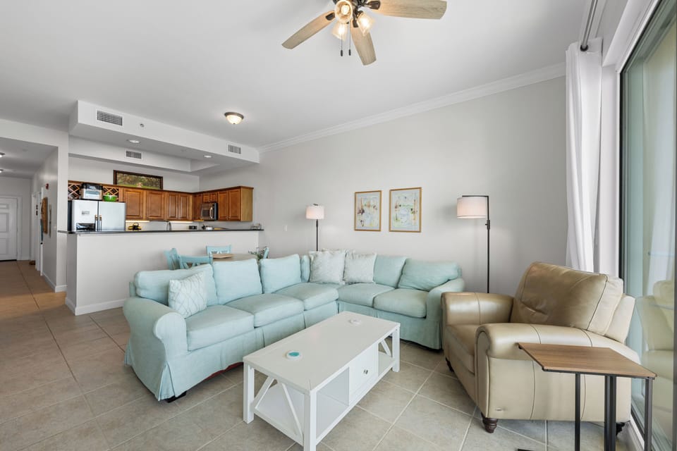 Comfortable living room seating