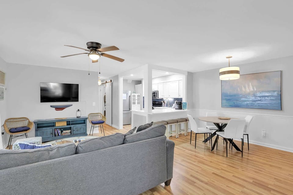 Living area with plenty of seating throughout.