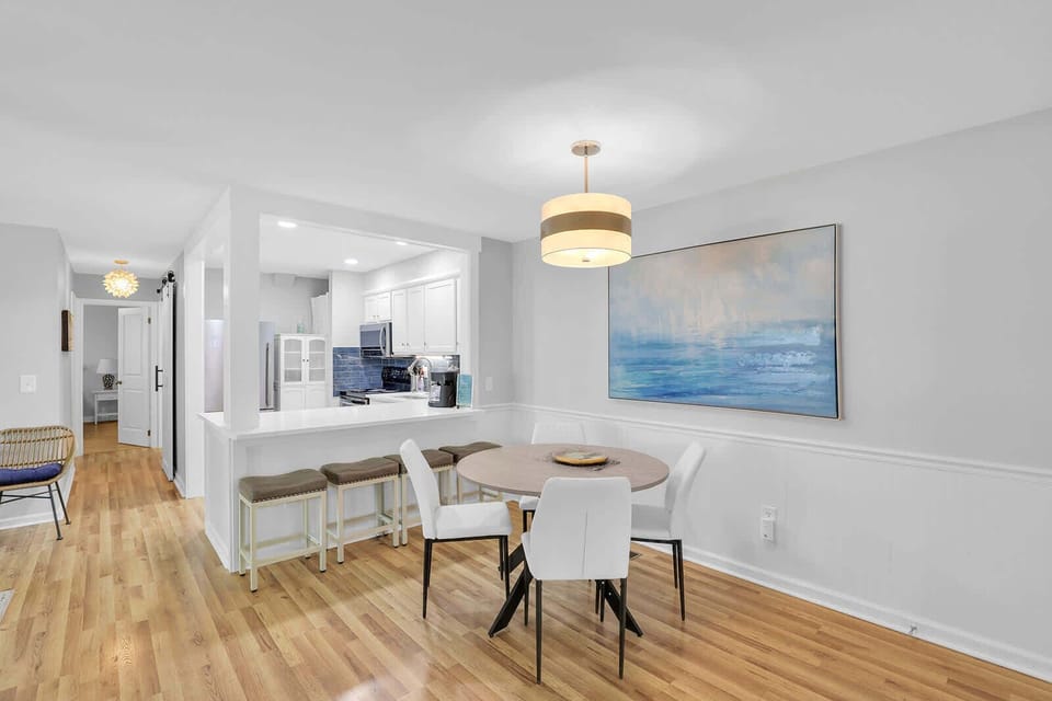 Dining area designed for gathering together!