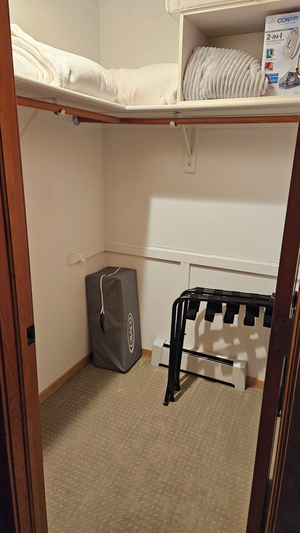 Master walk-in closet
