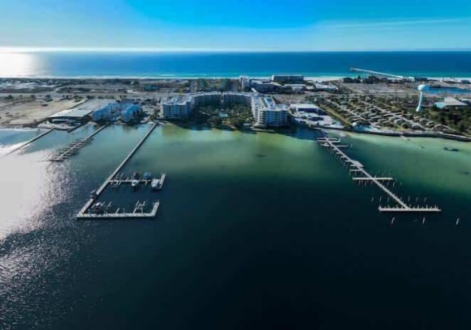 Aerial view of Destin West Bayside