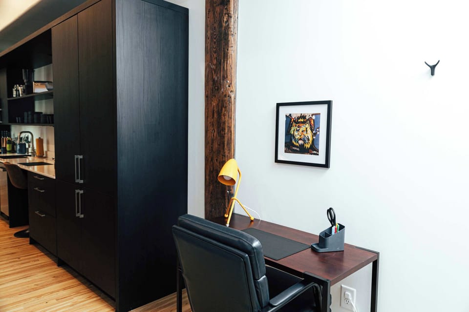 Stay connected and productive with a dedicated desk space and strong Wi-Fi — ideal for digital nomads.