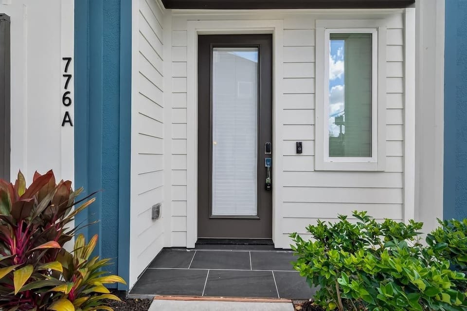 Your private entrance features a secure smart lock for easy, keyless self-check-in.