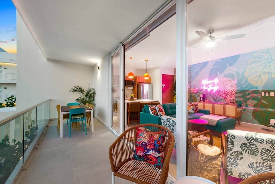 Your private balcony sits right in front of the living room and one of the bedrooms, offering easy access and beautiful jungle views anytime.