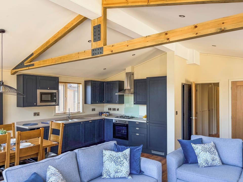 Open plan living space | Lodge 4 - Bolingey Lakes, Perranporth