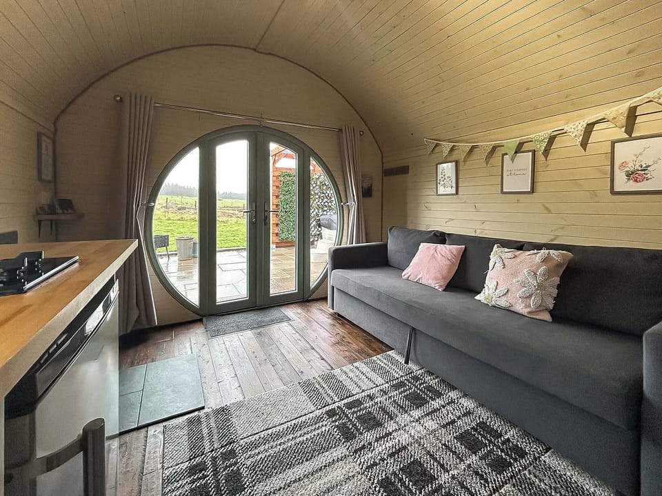 Open plan living space | Chesnut Pod - Barnharrow Holiday Pods, Newton Stewart