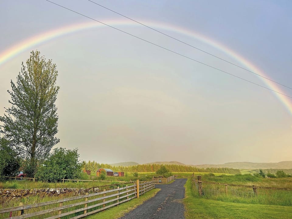 Views to enjoy | Spruce Pod - Barnharrow Holiday Pods, Newton Stewart